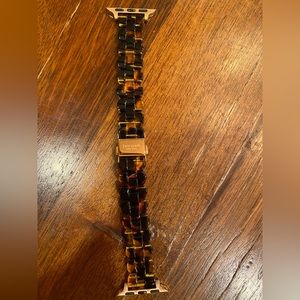 NWOT Kate Spade Apple Watch band tortoise shell 38/40mm